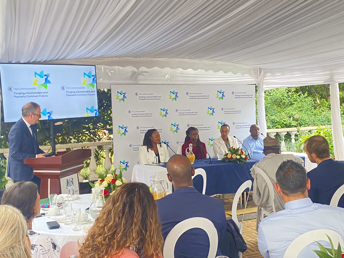 TheProtectorRw's tweet photo. Among the commonwealth charter values 10 protection of the environment and 13 on the value of young people speaks more to @InezaGrrace shared on a panel at the British High Commission's #commonwealthday2023 celebration

#Youthvoicemattter https://t.co/zJFou3BHxf