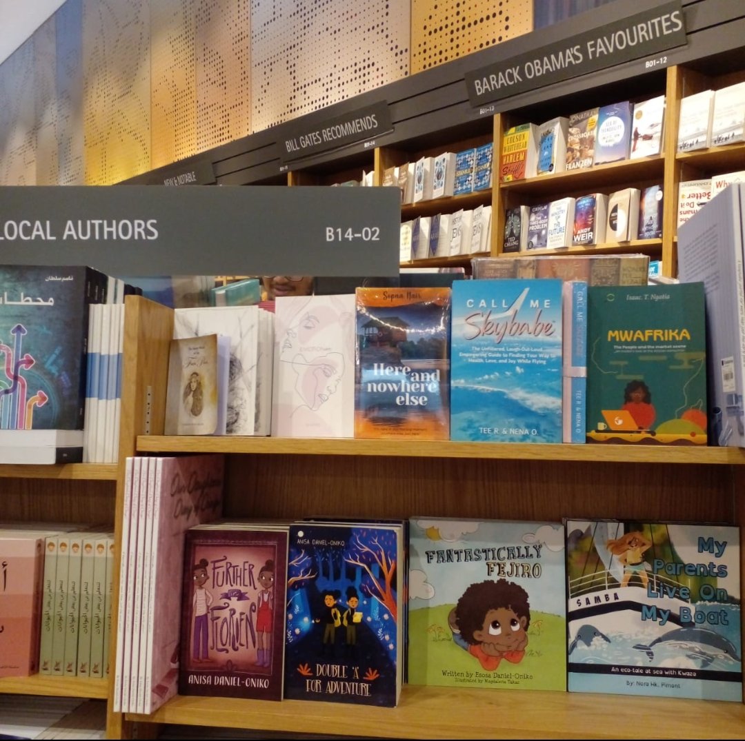 IsaacTN's tweet photo. I remember @sunnysunwords writing about @KinokuniyaUAE, and the massive space in #DubaiMall. It was inspiring.
Today, I received a listing in the same bookstore for my book;
Mwafrika โ an Insider look at #AfricanConsumer, the people and the market.
Get a copy from the store https://t.co/Q91oSK1w58