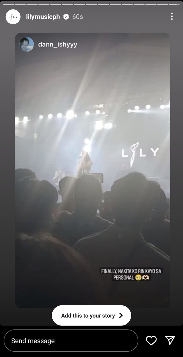 dnnshrmlr's tweet photo. OHHHH TO BE IN LILY'S IG STORY 🥹😭😭🫶🏻 @lilymusicph SOLID NYO POO THANK YOU SA @dlsud_usg FOR MAKING MARAHUYO A BLAST AND UNFORGETTABLE NIGHT
#MARAHUYO2023
#USG2022
#USGBayanihan https://t.co/TSP2mgy5ny
