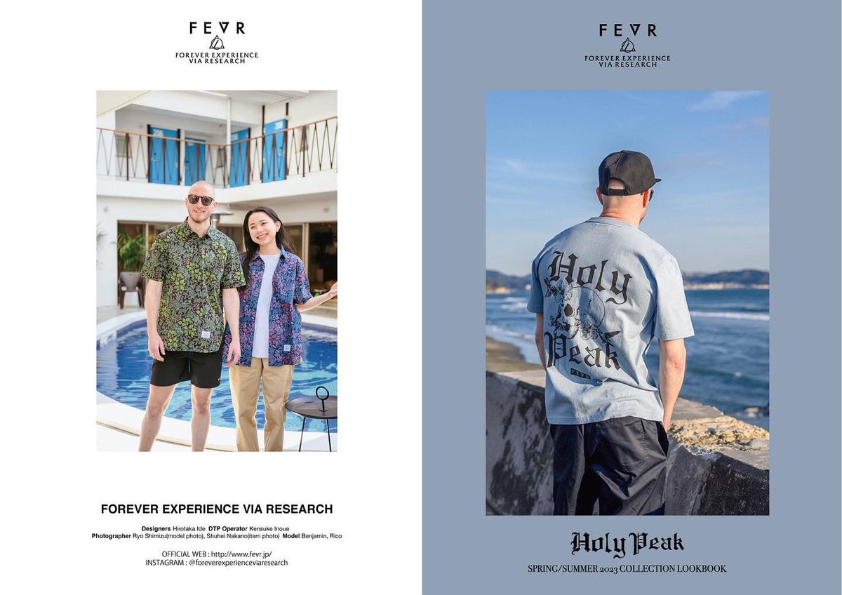 FEVR_jp's tweet photo. #FEVR 2023 Spring/Summer Collection "HOLY PEAK" LOOKBOOK

@foreverexperienceviaresearch 

FEVR official web
https://t.co/SpfmwTKp1T

#FEVR 
#フォーエヴァー 
#underground 
#apparel 
#wetsuits 
#surfing 
#fitness 
#workout 
#mma 
#kickboxing 
#bjj 
#golf 
#traveler 
#art https://t.co/i5XaiZicCJ