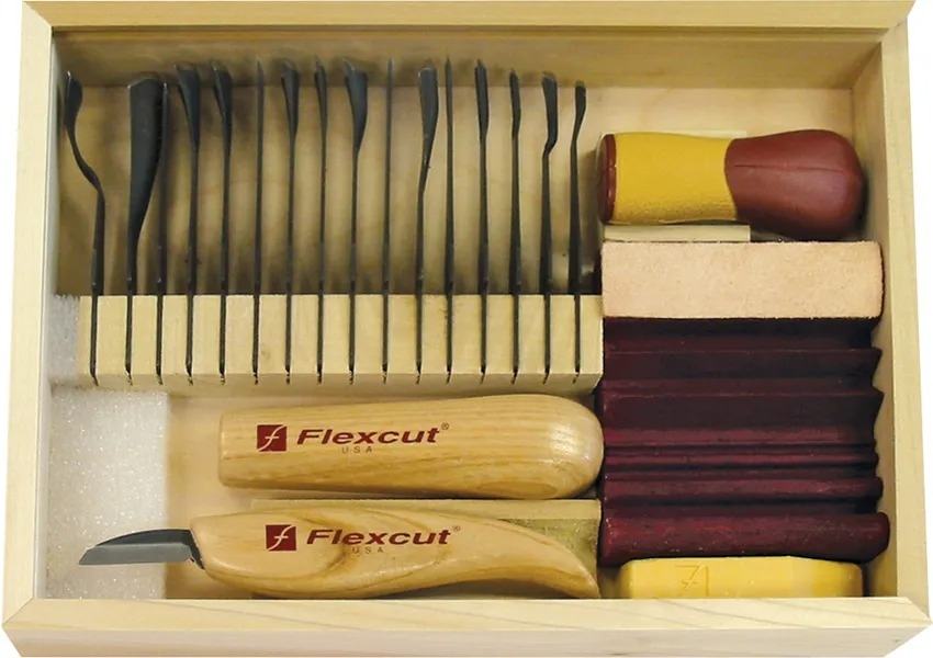 BestknifeUs's tweet photo. Flexcut Deluxe Starter Carving Set Includes  – 16  high carbon steel carving knives, Quick-Change handles, and DVD.

Shop now from https://t.co/OWhe2eAVH5

#Flexcut #whittling #bestknifeus #sharpknife #huntingknife #everydaycarry #sharpknives #knifesales #blades #hunting https://t.co/SEXfTCc6me