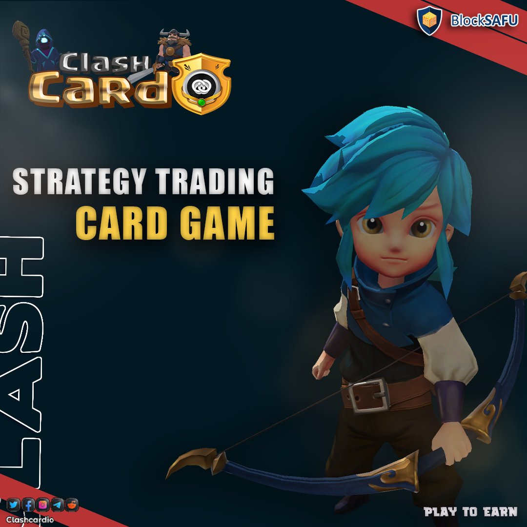 ClashCardio's tweet photo. PVP, deck game. Strategy trading card game.🎮

Cards can be used in the game.🃏

Play 2 Earn Game.

Visit: https://t.co/5QdilFU1xW

#Clashcard #Play2Earn #BSC #BNB #BSCgems #Strategy #reward #P2E #Blockchain #Gaming https://t.co/n1nbxbbSkh