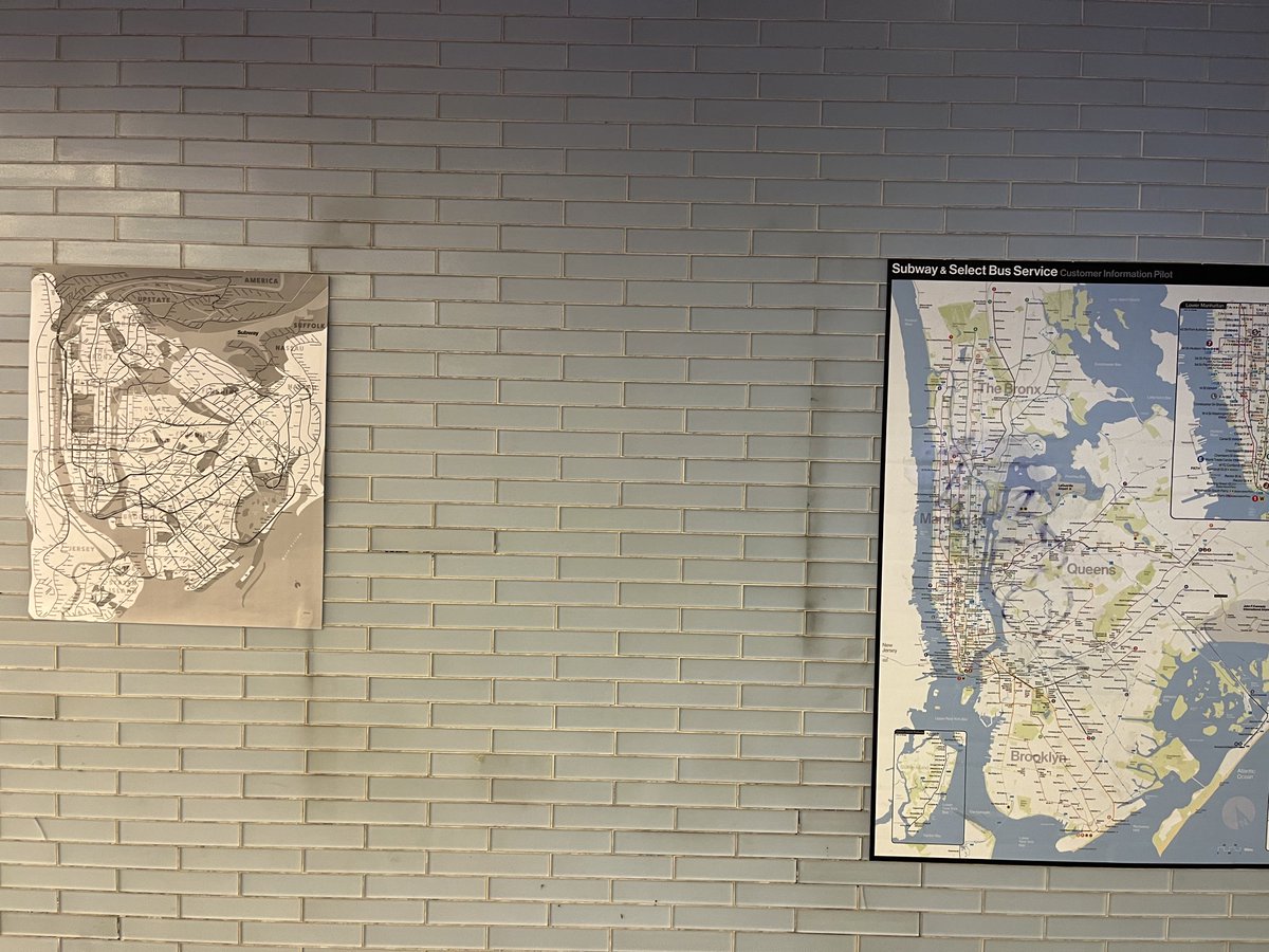 AHowden_Chapman's tweet image. The future seems to be on display at Fulton St (in Black and white)