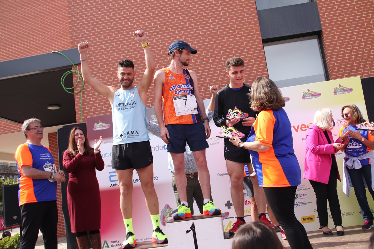 SaludConsumoSe's tweet photo. 🏃‍♀️🏆Ayer tuvo lugar la carrera solidaria "En Marcha por la Salud" cuya recaudación irá destinada a 
@ContraCancerSEV, @a_eetc y @B_Alim_Sev.

💚💚¡Gracias a todos por participar y a quienes con su trabajo la hicieron posible!

#MarchaSalud23 #macrunroc https://t.co/S0E7ylb8zT