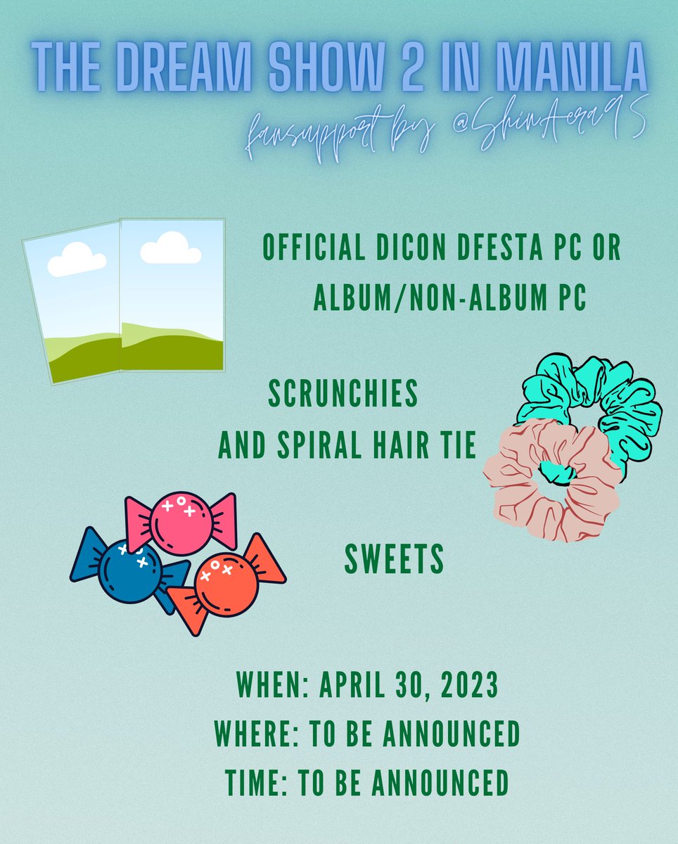 ShinAera95's tweet photo. 💚 NCT DREAM FAN SUPPORT 💚

💚 like &amp; rt (show proof on d-day)
⁠💚 strictly 1:1 only
⁠💚 time &amp; loc: tba

See you all! 💚

#TDS2inMNL #NCTDREAM #THEDREAMSHOW2_In_A_DREAM https://t.co/9lt8B65pu3