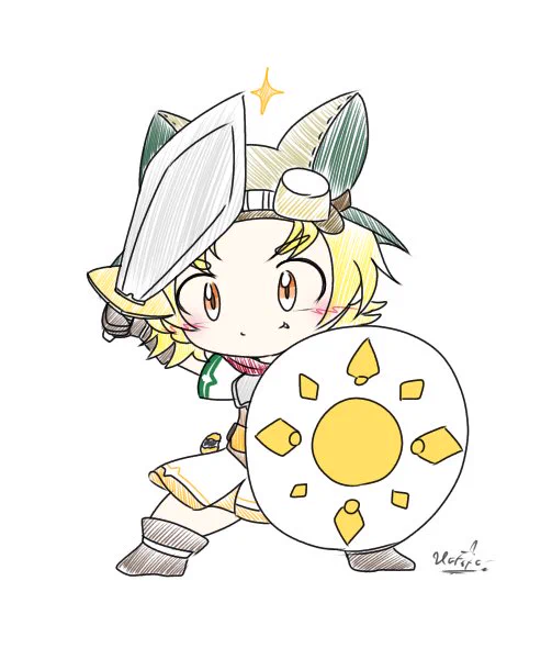 やっぱりこの頭身で描くのが一番落ち着くのさ 