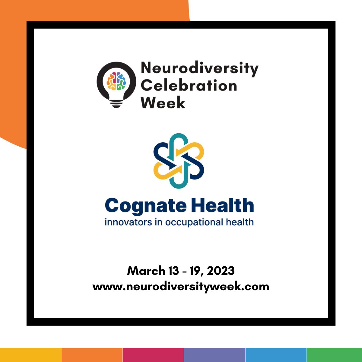 We're Proud to be supporting Neurodiversity Week 2023!
Neurodiversity Celebration Week is a worldwide initiative that challenges stereotypes and misconceptions about neurological differences.
#NeurodiversityCelebrationWeek #NeurodiversityWeek #NCW #ThisIsND
