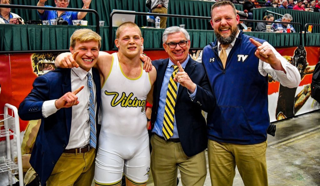 The 2nd State Champion in program history! <a href="/TV_Athletics/">Teays Valley High School Athletic Department</a> <a href="/ToddNace/">teaysvalley wrestling</a> <a href="/TV_Vikes/">Teays Valley Schools</a> Photo by @Pavloff_71