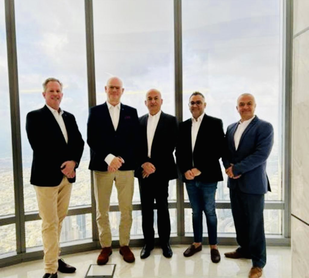 Managing Partners of Expandeer Global Network GmbH #Germany meeting COO Manish Kukreja Kukure@DanEnergyGlobal BurjKhalifa #Dubai office for providing global networking B2B business growth support to #Africa Companies &amp; startups incubated <a href="/DanEnergyET/">dan</a> for #DAN_DevAfrica.