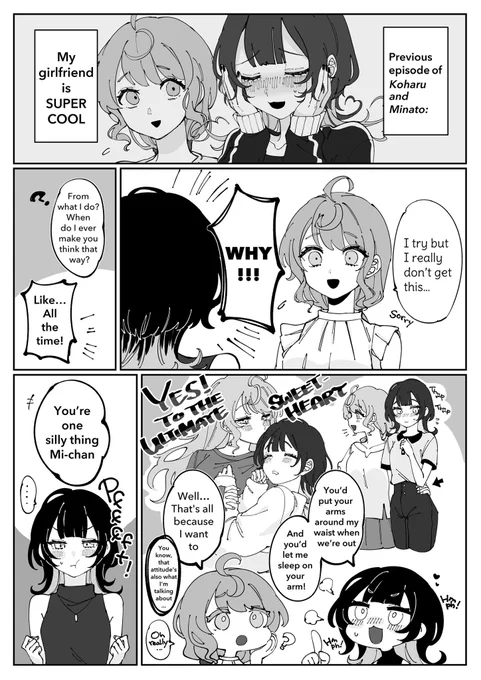 My Ordinary Life with an Elder Girlfriend⑤-2

( English Translation by @ TLchan_XOXO )
#小春と湊 #KoharuAndMinato #Autobiographical 
#Yuri #GL #ComicEssay #LGBTQ #English #manga 