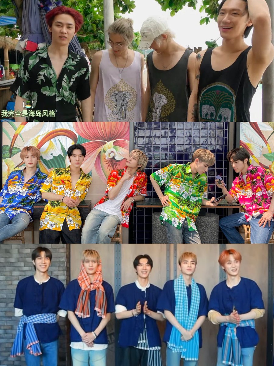 เสื้อช้าง ✅ เสื้อลายดอก ✅ เสื้อม่อฮ่อม ✅
WayV เขยไทยสุดๆ 55555555555