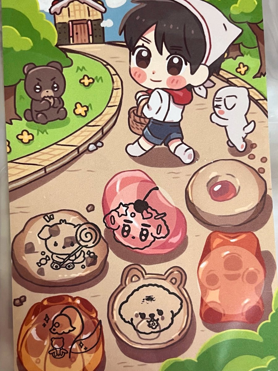lv3gyu's tweet photo. #밤벅밤벅_범규의_과자집_투어

하나같이 귀엽고 사랑스러운 컨셉의 생일 이벤트 뿐이어서 다니던 내내 너무 행복했던 기억. . . 🥹 
너무너무 달콤한 과자집들이었어요 💛 https://t.co/CpPP0JBsjj