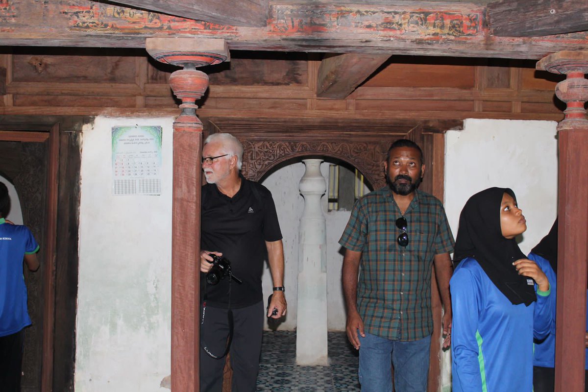 hatmdv's tweet photo. Professor Frank Heidemann, a renowned social anthropologist from the Munich University visiting Vaadhoo. During his visit, he will be conducting a session on the importance of cultural heritage in developing local tourism on Vaadhoo. https://t.co/OrlWrav93D