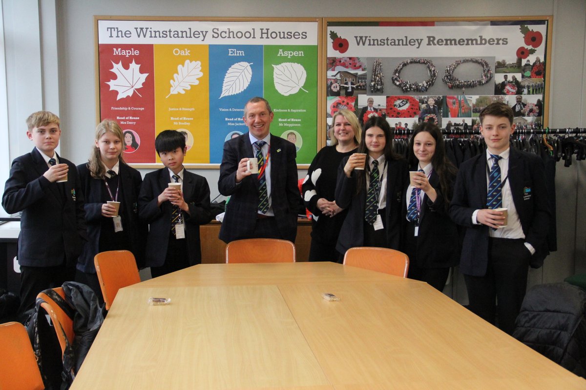 WinstanleySch's tweet photo. Year 8 #hotchocmonday today...
☕️ Cameron - Supporting Others - Cooking
☕️ Lucy - Aspiring to SHINE values - Maths
☕️ Dacey-Leigh - Excellent work - RM
☕️ Cheng - Excellent work - RM
☕️ Khiara - Hard work/supporting others - Maths
☕️ Oliver - Great contributions in Geography https://t.co/Lar1MMQS2D