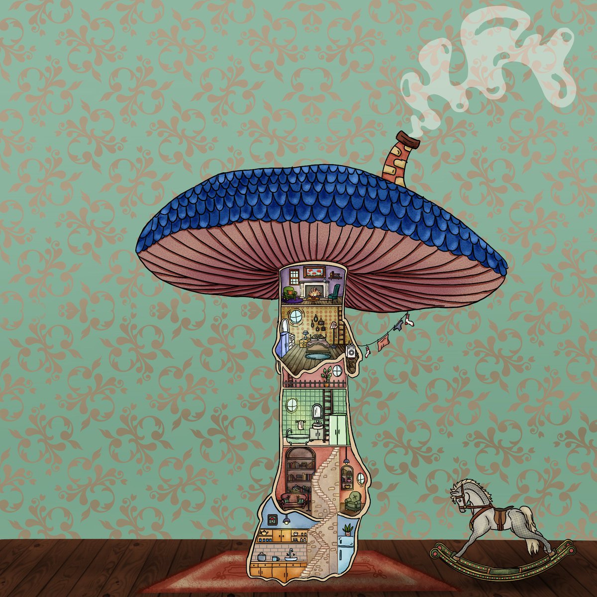 oakville87's tweet photo. when I was 8 years old, my best friend got a huge dollhouse. I remember us making little mud creatures to accommodate the house. wish I would have kept them. well, bringing my memories through my art to nft is my adult way of playing
#NFTartists #CNFTs https://t.co/XA7yUrQbh6