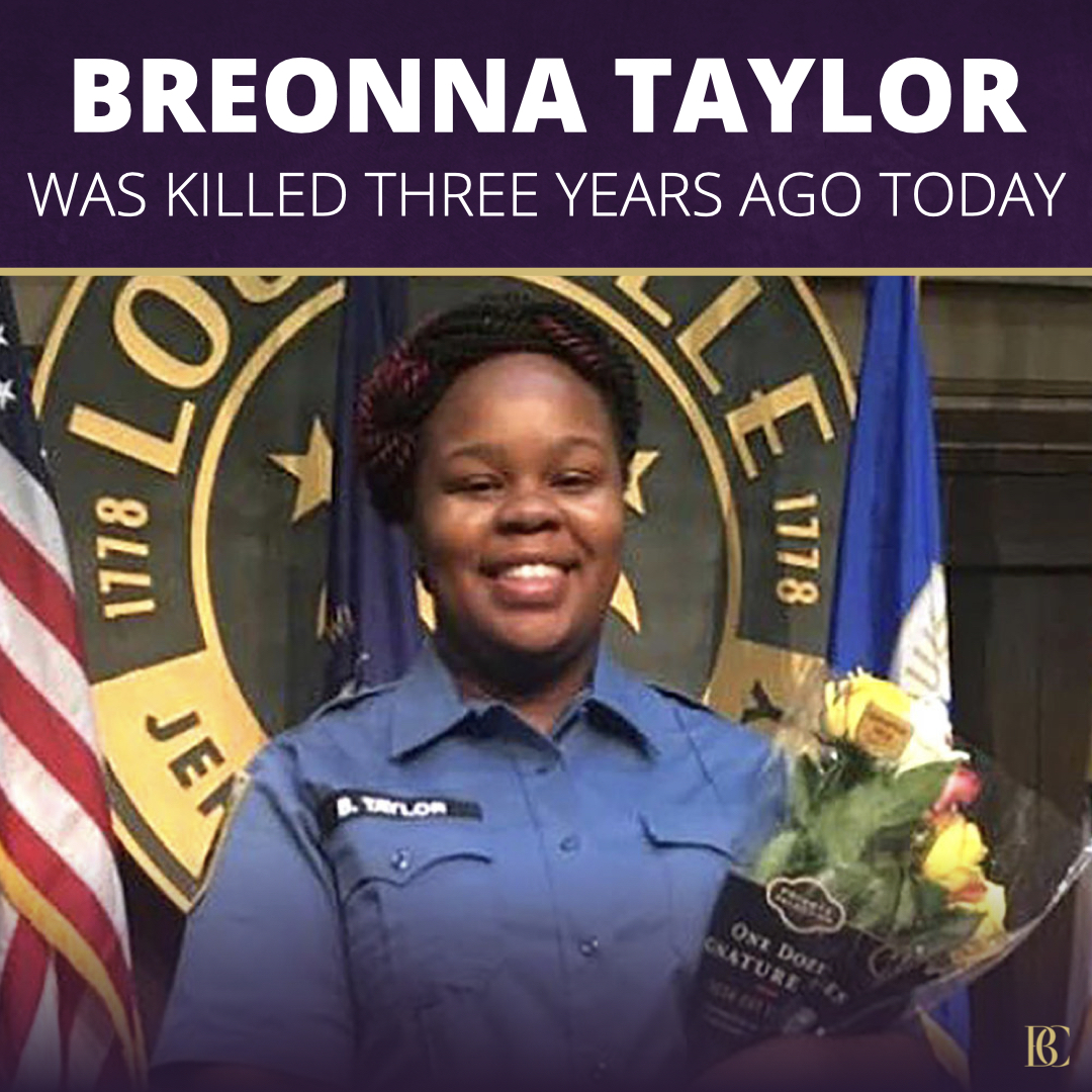3 yrs ago today Breonna Taylor was unjustly killed in her home — her death emboldened the Black community to demand justice for Breonna and sparked a movement for racial justice. Breonna’s death will NEVER be forgotten — the fight will never stop! Rest In Power, Bre 🙏🏾