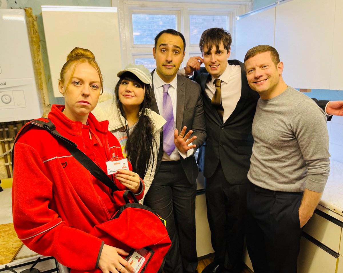 There'll be a Stath Lets Flats sketch on Friday's <a href="/ComicRelief/">Comic Relief</a>. The Michael &amp; Eagle team show Dermot O'Leary around a flat, then Stath reveals his fundraising song: bit.ly/3ZVG2sr