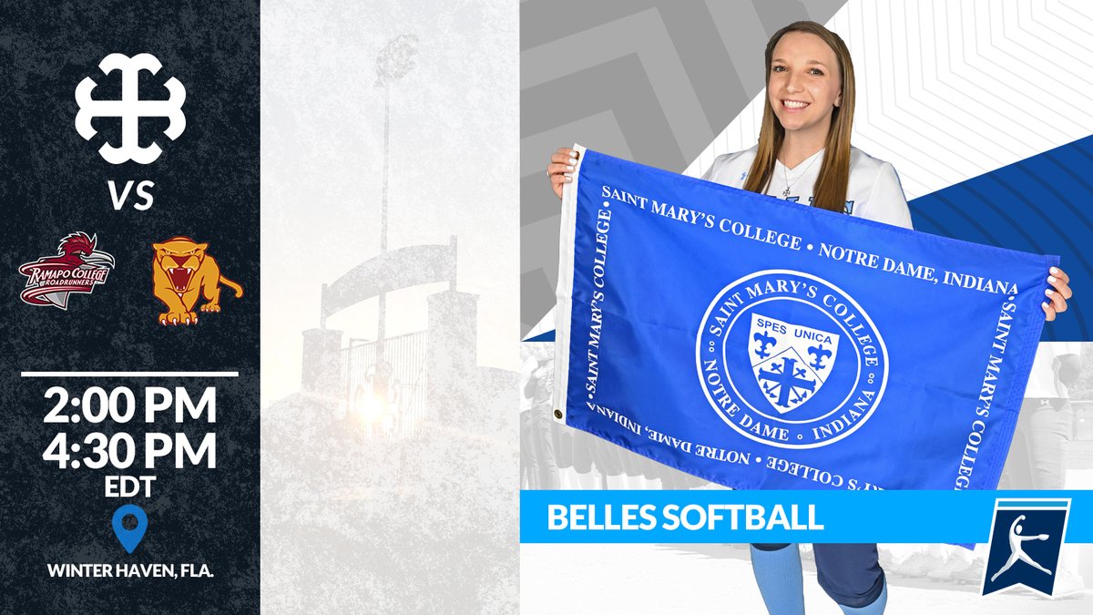 Two more games on the schedule today for softball! The Belles face Ramapo and Minnesota-Morris this afternoon!

📊 vs. Ramapo - ramapoathletics.com/sidearmstats/s…

#GoBelles | #BelleYeah