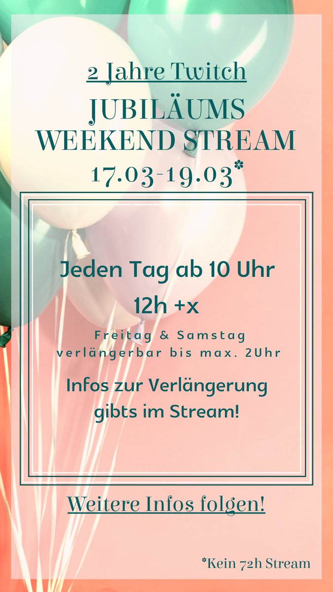 #TwitchDE #twitch #TwitchStreamers #twitchdeutschland #streamergirl #streaming #jubiläum #streaming #ContentCreator #SupportSmallStreams