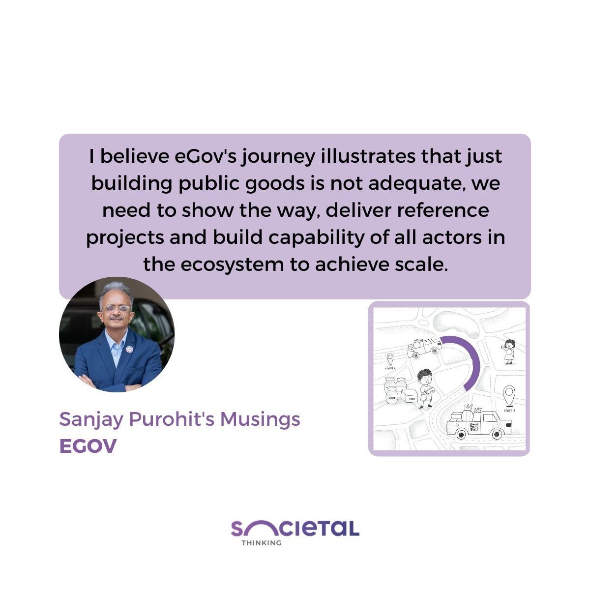 @VirajPositive & @eGovFoundation's journey in #SocietalMuse transitions from point solutions to #platforms & #ecosystems to increase the ecosystem's capacity to solve.

@SanjayPurohitM reflects.

Read the #SocietalThinking story of eGov:
bit.ly/smtegov

#findyourmuse