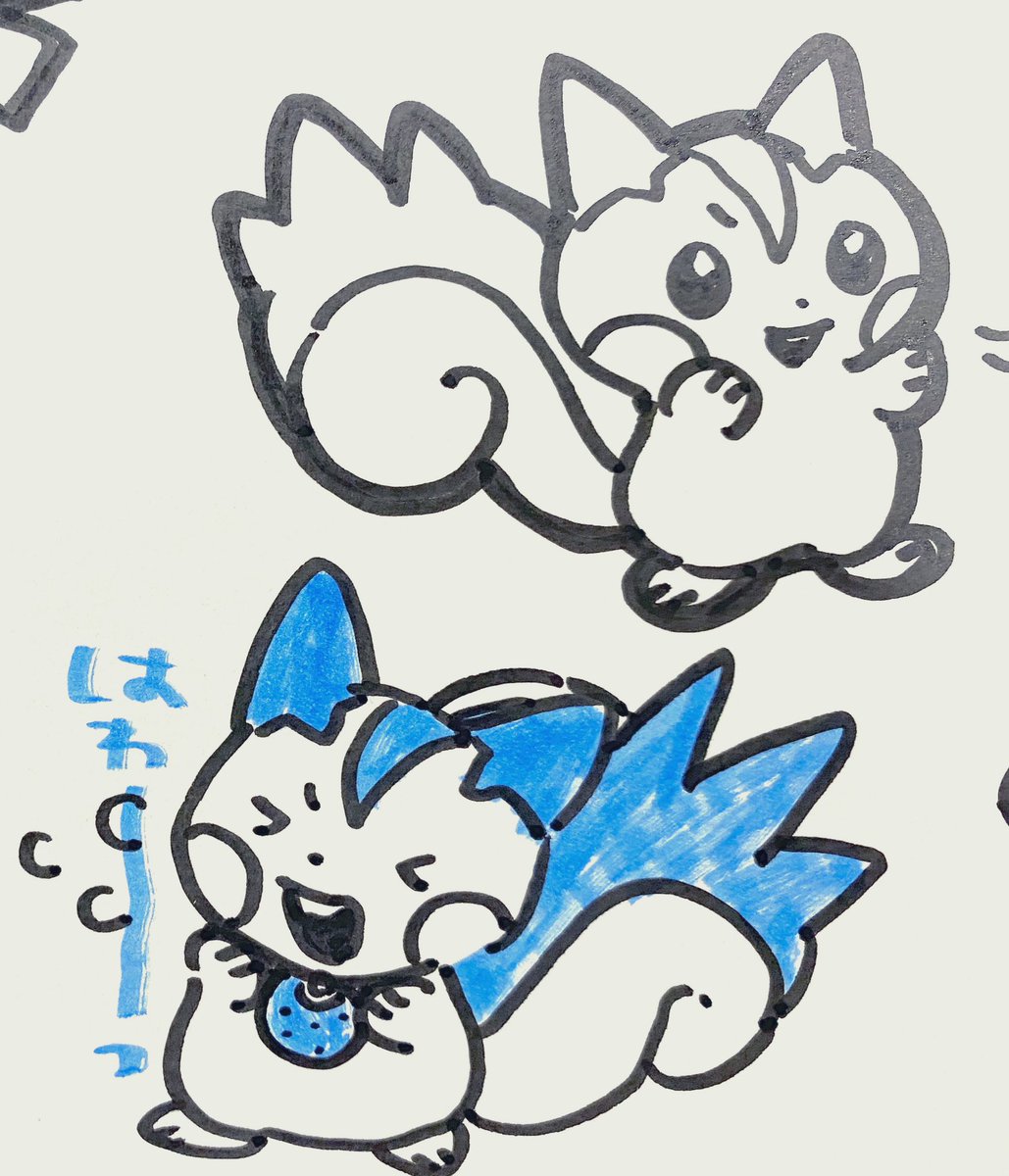 お風呂空くまでの時間でポケモンおえかき 