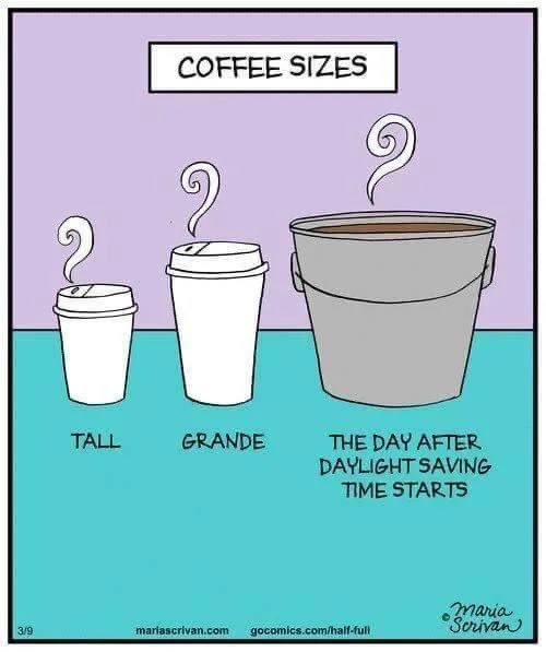 Monday ☕️ after #DaylightSaving