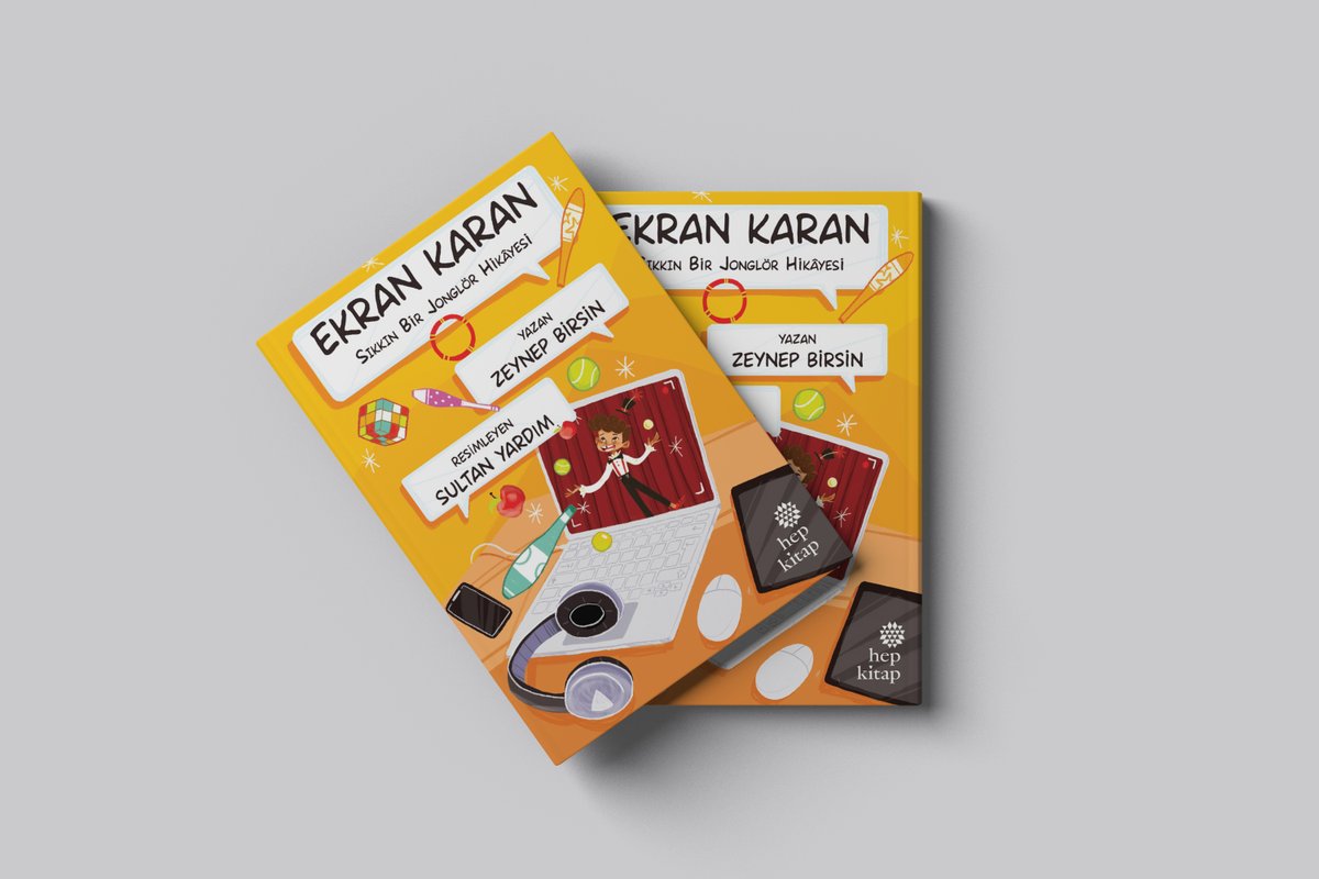 Zeynep Birsin’in küçük anların ve arkadaşlıkların değerini anlattığı, Sultan Yardım’ın resimlediği kitabı Ekran Karan – Sıkkın Bir Jonglör Hikâyesi, hep kitap’tan çıktı. bit.ly/3yxk1Vh (<a href="/hep_kitap/">Hep Kitap</a>)