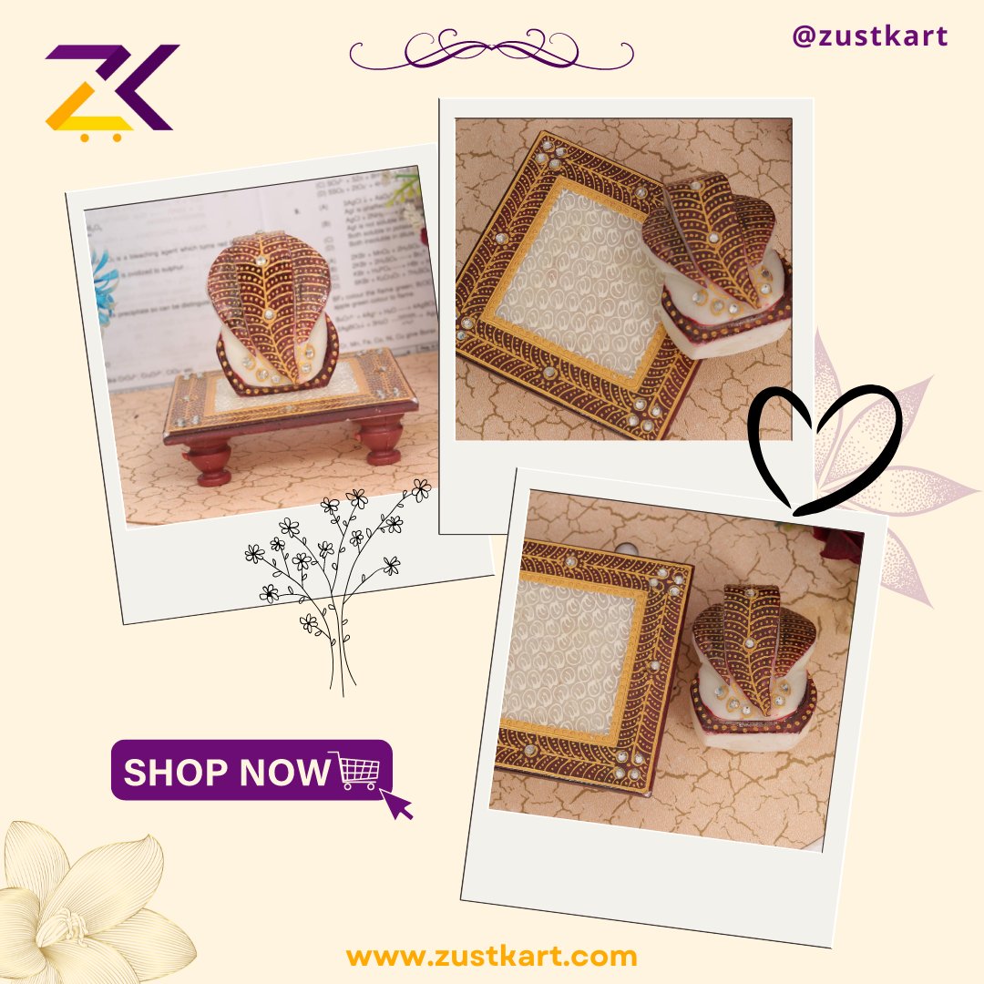 zustkart's tweet photo. Handpainted Maroon Chowki Ganesha For Home/ Temple

Visit : https://t.co/6msWFPPoPS for order online or browse more products.

#zustkart #onlineshopping #Shopping #ganesha #ganeshaidol #lordganesha #handicrafts #jaipur #onlineshopping #handicraftstore #onlinehandicraftshop https://t.co/nRIY0WQsrr