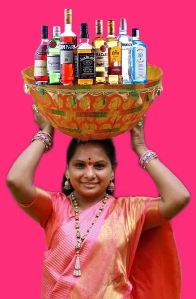 tejeshwar0501's tweet image. Happy Birthday akka 🍻 @RaoKavitha #KCR #kcrFamily #ktr #kavitha #liquorQueen