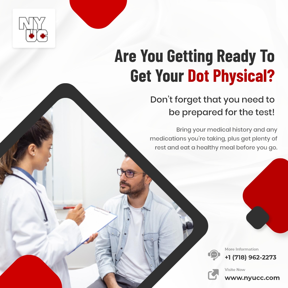 NYUCC1's tweet photo. Are you due for a #DOTPhysical? Don't wait any longer! Our team of experienced clinicians can help you get the clearance you need to stay on the road. Call us today to schedule your appointment.
To Know More - https://t.co/SIC3qs7qLp
.
.
.
#NYUCC #diagnosticsservice #bloodtest https://t.co/HJDeJJ5rXj