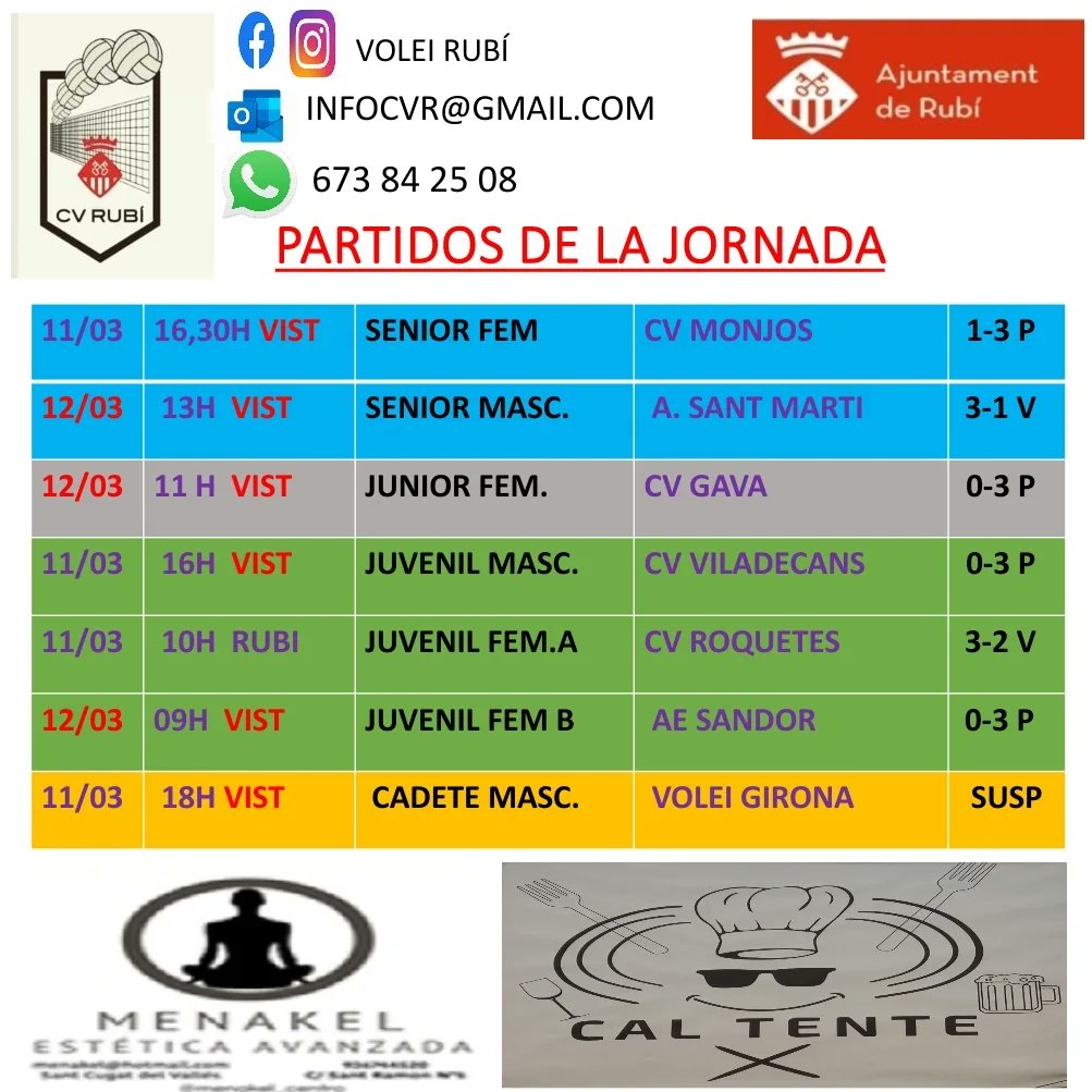 Club Voleibol Rubí tweet media