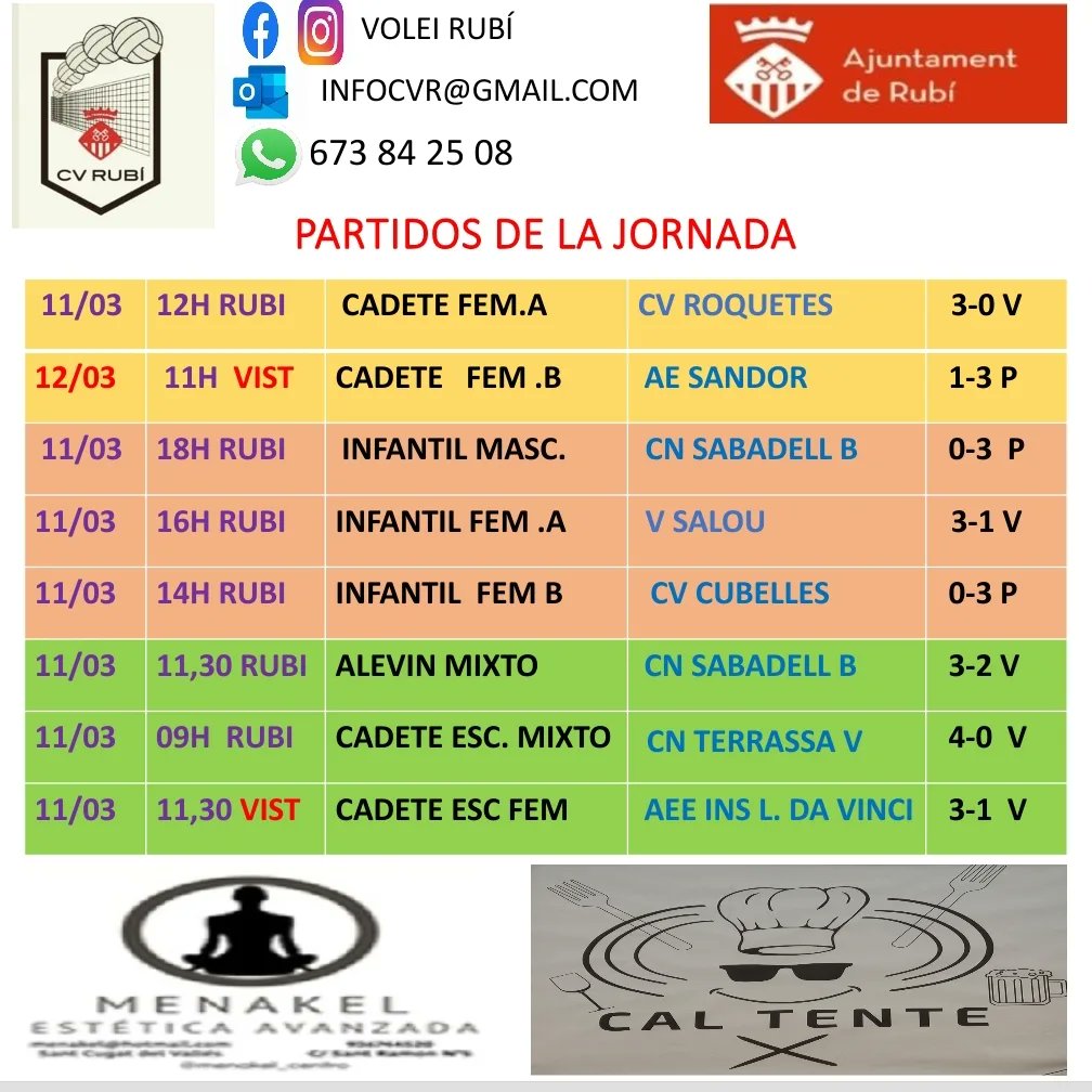Club Voleibol Rubí tweet media