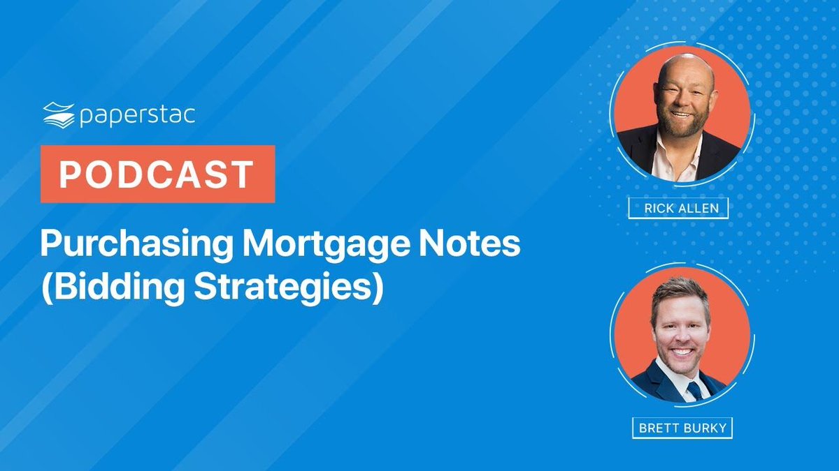 paper_stac's tweet photo. Purchasing Mortgage Notes (Bidding Strategies) https://t.co/mk408LIr9h
#noteinvesting #realestateinvesting #investingforbeginners #noteinvestors #notebuyer #realestateinvestor #Paperstac #Mortgagenotes https://t.co/Me5rwV0BR8