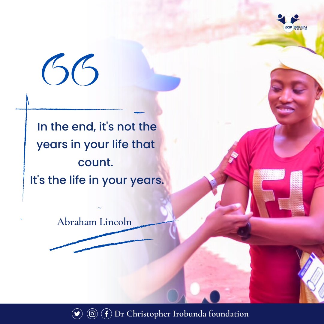 DrIrobunda_C's tweet photo. In the end, it is your impact on the lives of others that matters.
Decide to live an impactful life today, by doing the little you can, where you are now.
#dcif |BVAS |Harvesters https://t.co/uJXswgp4nP