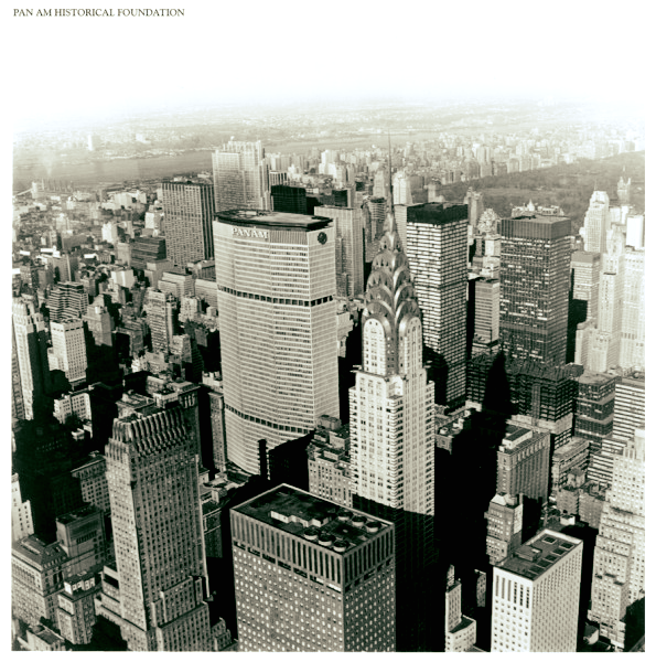 panamhistory's tweet photo. Celebrating 60 years since the #PanAmBuilding opened in March 1963, unmistakable as a marker of 20th-century American success. In one monumental statement it suggests Pan Am's abiding legacy and the potential for a bright future for #Pan Am that was yet to be written. PAHF photo. https://t.co/zpF9zwPYPo