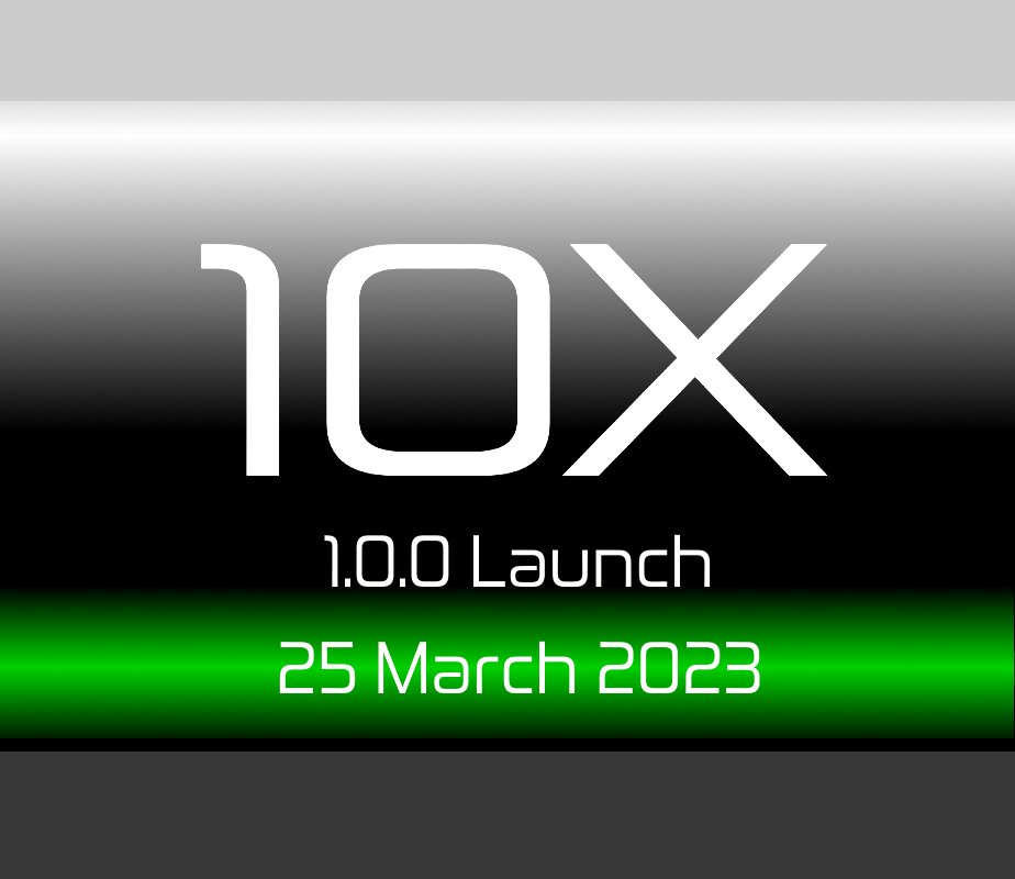 I have a launch date!

10x (1.0.0) will launch on 25th March. I'll be live streaming it, hope you'll be able to join me.