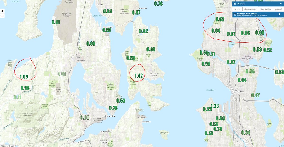 Hannah Knowles on Twitter "RT KClarkWx The rain gauge at Seabeck in