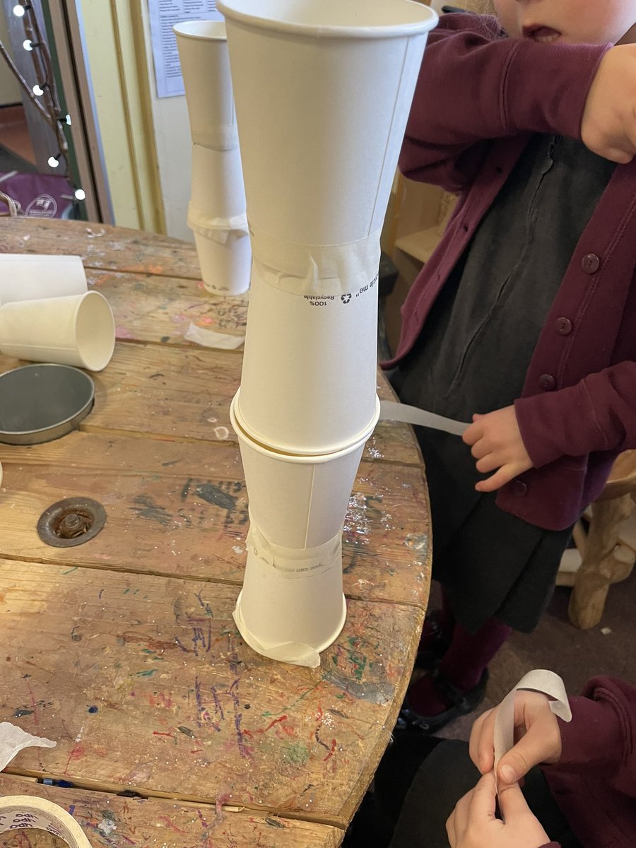 Balancing is tricky so we’re exploring fastenings to build the strongest tower!