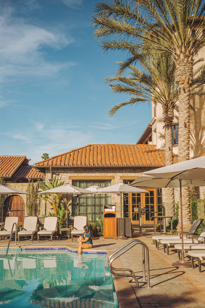 No. 210 // Inn at the Mission San Juan Capistrano Indulge in the ultimate escape at Inn at the Mission San Juan Capistrano - where the pool meets the signature hacienda-style design, creating a serene oasis of relaxation. #ExactlyLikeNothingElse Photo // justinavanessa on IG