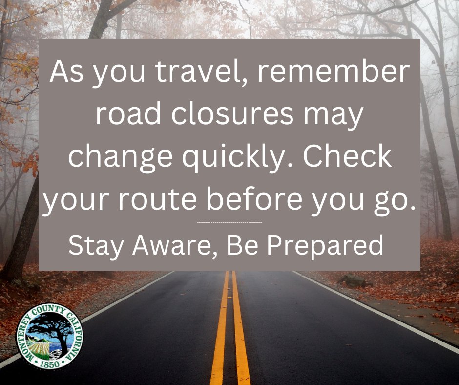 Road closures may happen quickly.  Check your route before you go.  

Road closures are available at ow.ly/8joE50NgmPC

#RoadClosures #Pineappleexpress2023