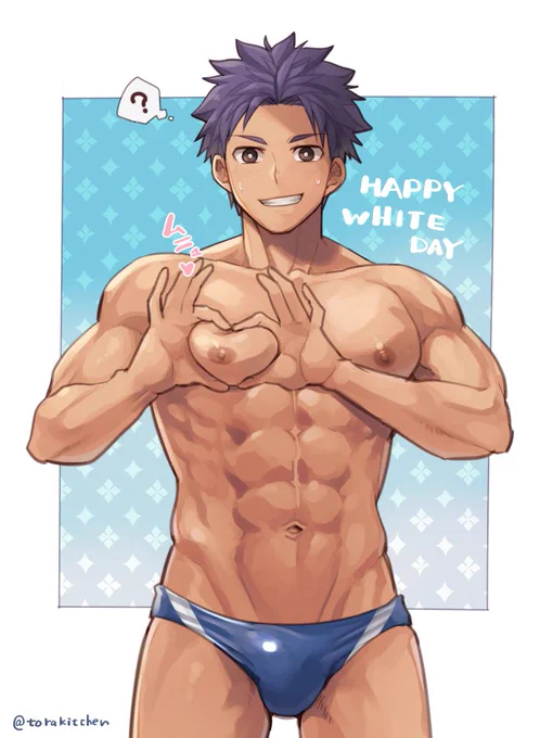 「これがホワイトデーのお返しでいいのか?(変わってんなぁ…)」 