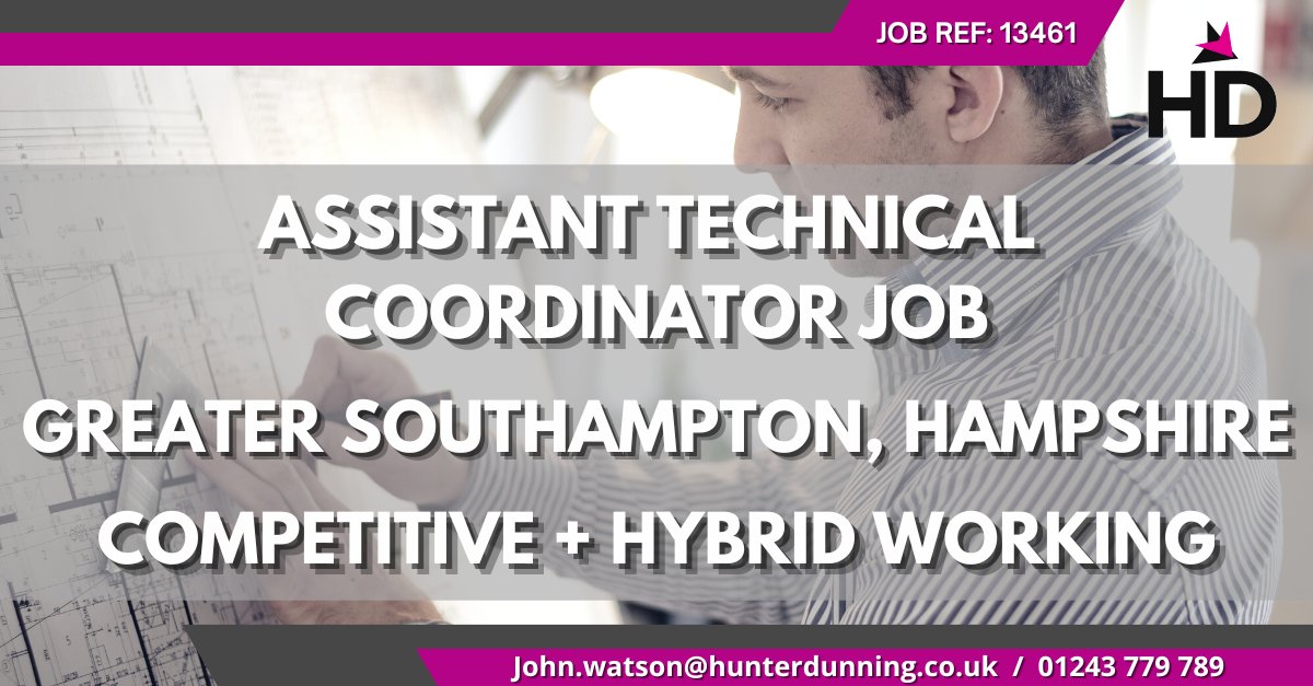 ASSISTANT TECHNICAL COORDINATOR JOB offering £24,000 + car allowance!

Apply below:
pulse.ly/ls9nmqvnzn

#linkedinjobs #architecture #technicalcoordinatorjob #technologistjob #hunterdunning #ciat #aciat #technicianjobs #architecturedaily #southamptonjobs