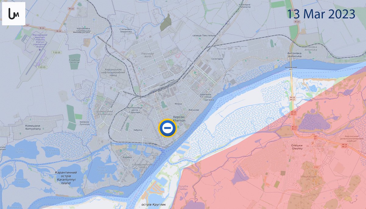 livemapua's tweet photo. У Херсонській області з 13 по 17 березня продовжено комендантську годину через можливе проникнення російських диверсійних груп https://t.co/R4Aame3bQB  #Україна https://t.co/LvRPSGTQ3g