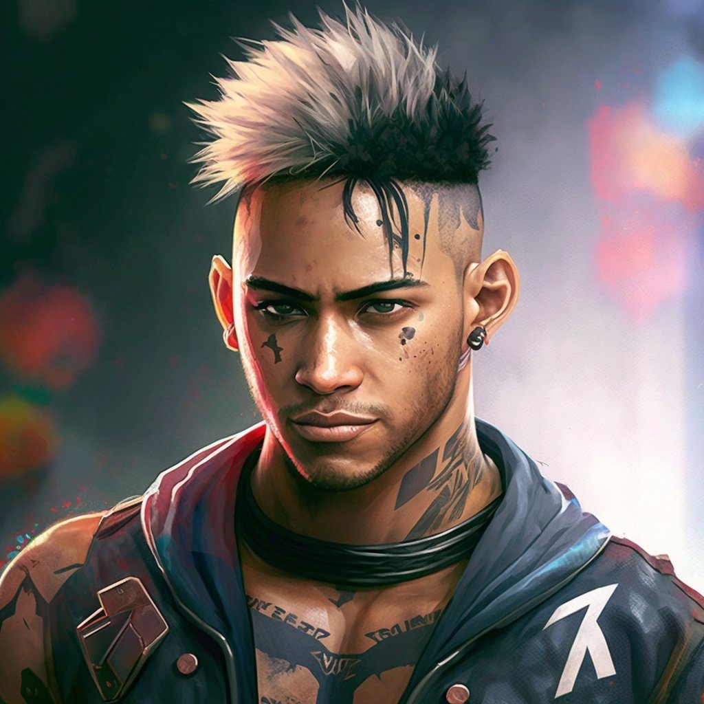 artecomia's tweet photo. Imagina se o #NeymarJr fosse um personagem do #game #StreetFighter?
✏️ Instrução/Prompt: neymar jr in the style of street fighter game --q 2
#Midjourney #MidjourneyArt #AI #AIArt #AIArtWork #Art #Arts #NeuralNetworkArt #Arte #ArteComIA #ArteIA #IA #InteligenciaArtificial https://t.co/OLPwyCRzwg