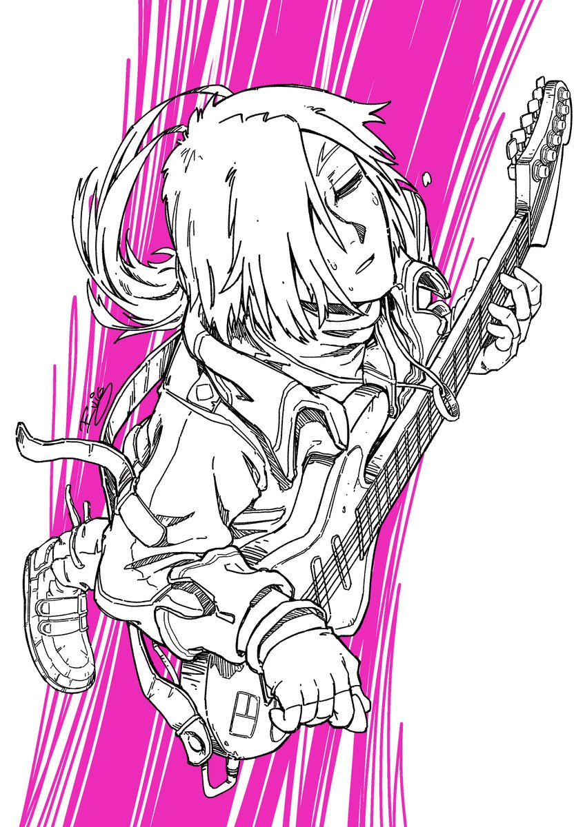 Evigzul's tweet photo. Feeling the moment ,
noNAME Shiniji,
#illustration #drawing #characterart #characterdesign #art #artwork #comicart #originalart #originalcharacter #digitalart #rocker #noname #shiniji #guitarist #sketch #sketching #manga #evig #evigzul #绘 #绘图 #原创 #原创人物 #电绘 #动漫 https://t.co/B9lKbZa6fZ