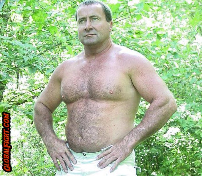 1 pic. Muscledad Nude in Woods VIEW THE VIDEO on my page at https://t.co/oAwhABJy64   --  #nsfwaccount
