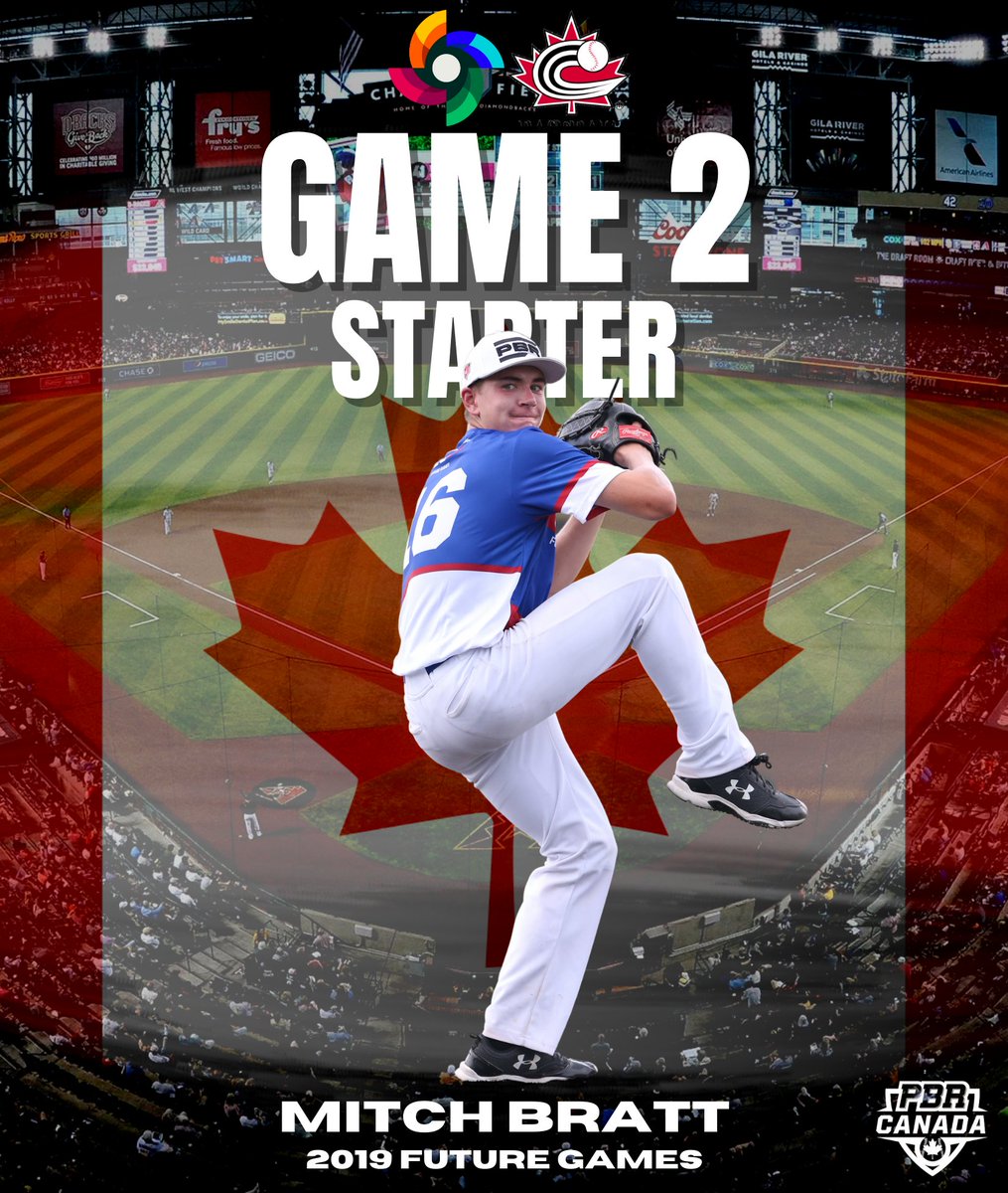 PrepBaseballON's tweet photo. 🚨𝐖𝐁𝐂 𝐆𝐀𝐌𝐄 𝟐 𝐒𝐓𝐀𝐑𝐓𝐄𝐑🚨

Former Future Gamer and current Texas Ranger Mitch Bratt will start against the USA in the WBC this afternoon‼️

🔗 https://t.co/DYL5AC1zro || #WorldBaseballClassic https://t.co/QbUVilhuiy