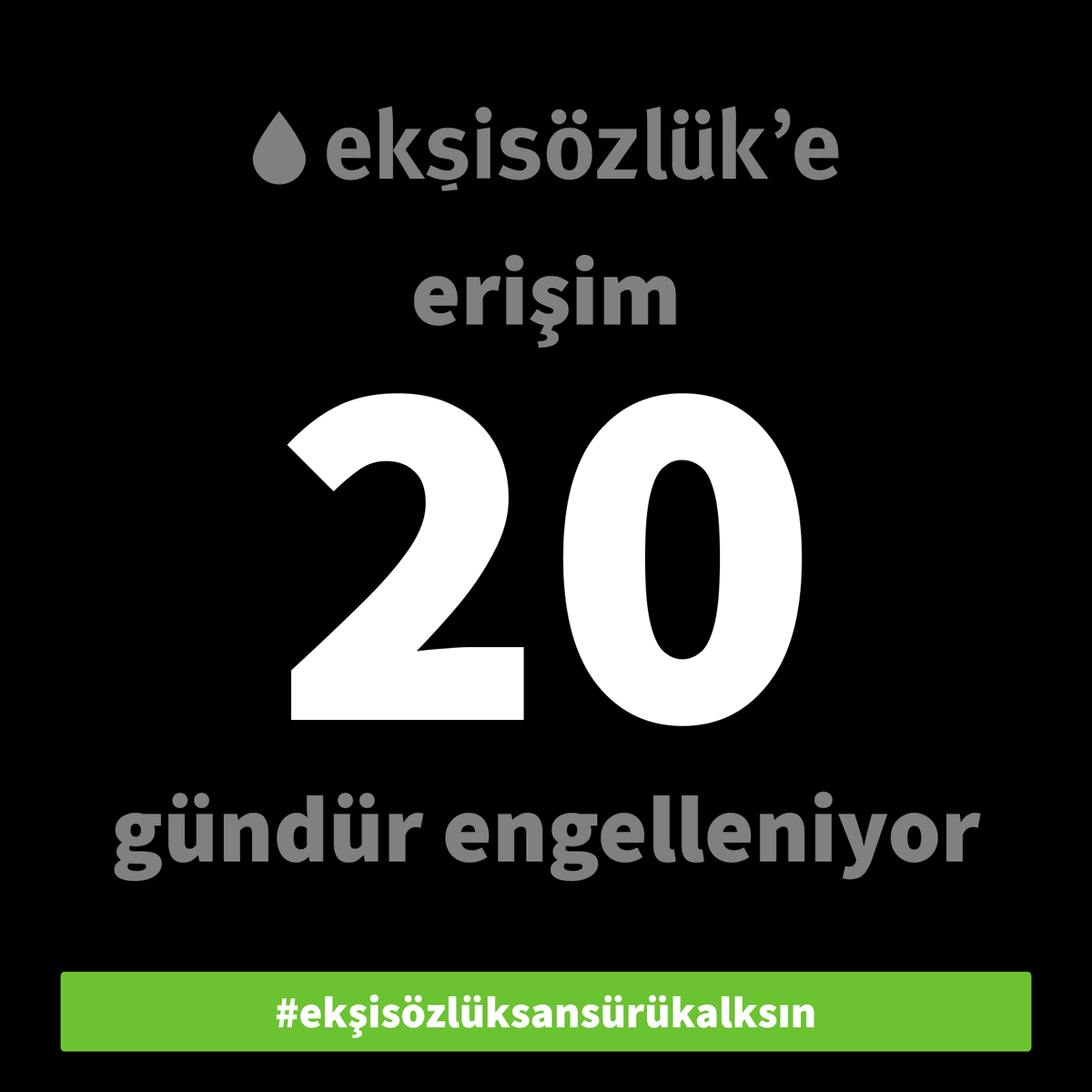 sozluk's tweet photo. sansür, kamusal tartışma alanının varlığına zarar verir. 
#ekşisözlüksansürükalksın https://t.co/GPvxNBeiQU