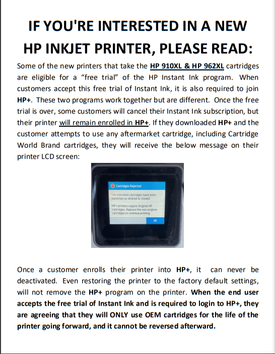 CW_Augusta's tweet photo. If you're in the market for a new HP Inkjet printer, check this out. https://t.co/esEDJKWdUX