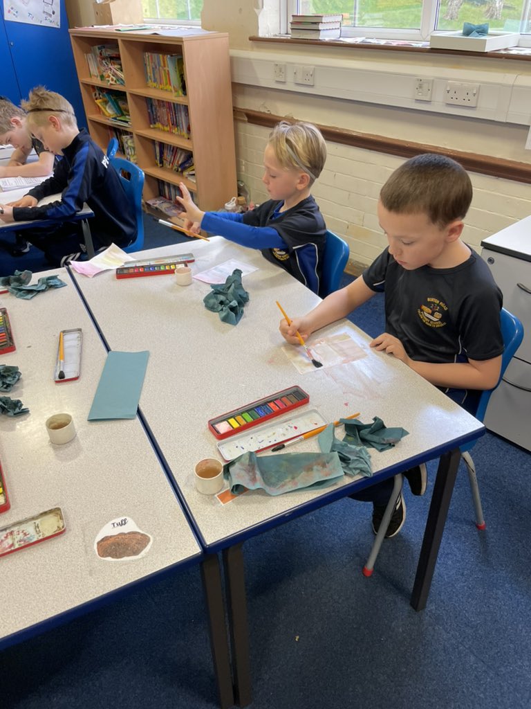 maxine07354960's tweet photo. Class 6 water colour wash as part of our art topic https://t.co/rIVMvhlUPg